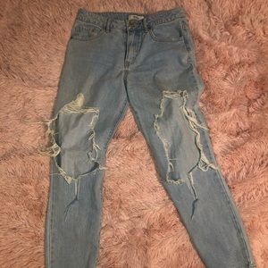 Distressed Jeans